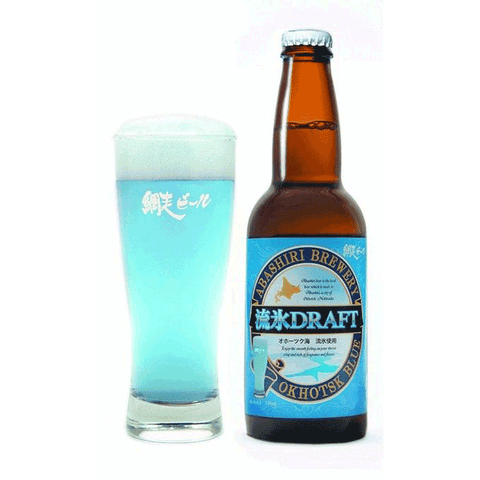 ABASHIRI DRIFT ICE DRAFT 5% 網走北海道流冰藍啤酒 350ml