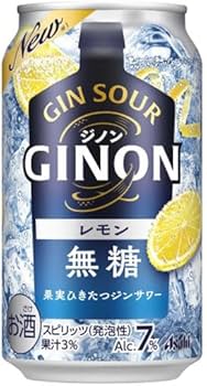 Asahi Ginon Lemon Sugar Free 朝日 無糖 檸檬 琴酒 7% 350ml