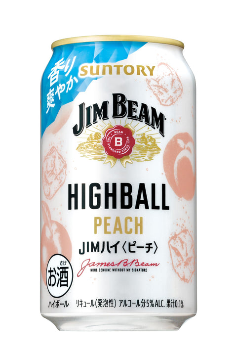 Jim Beam Highball Peach 金賓 威士忌 桃子 調酒 350ml