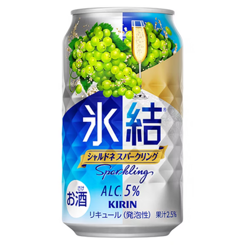 Kirin Hyoketsu chardonnay sparkling 麒麟 冰結 氣泡 白葡萄 5% 350ml